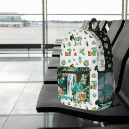 Mochila Impresa Pura vida | Costa Rica ilustrada con precisión