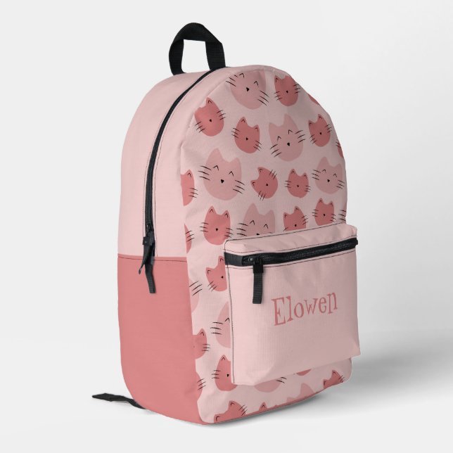 Mochila Impresa Puramente Rosa Whimsy (Esquina izquierda trasera)
