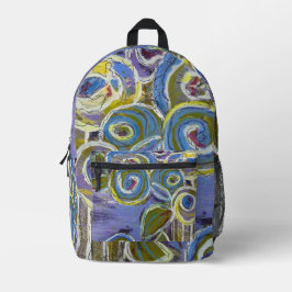 Mochila Impresa Purple and Blue by Lydia's Art Sangria