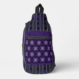 mochila impresa púrpura w3