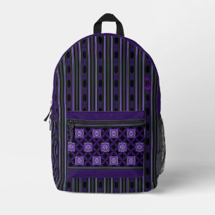 Mochila Impresa púrpura w3