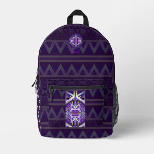 Mochila Impresa púrpura w3