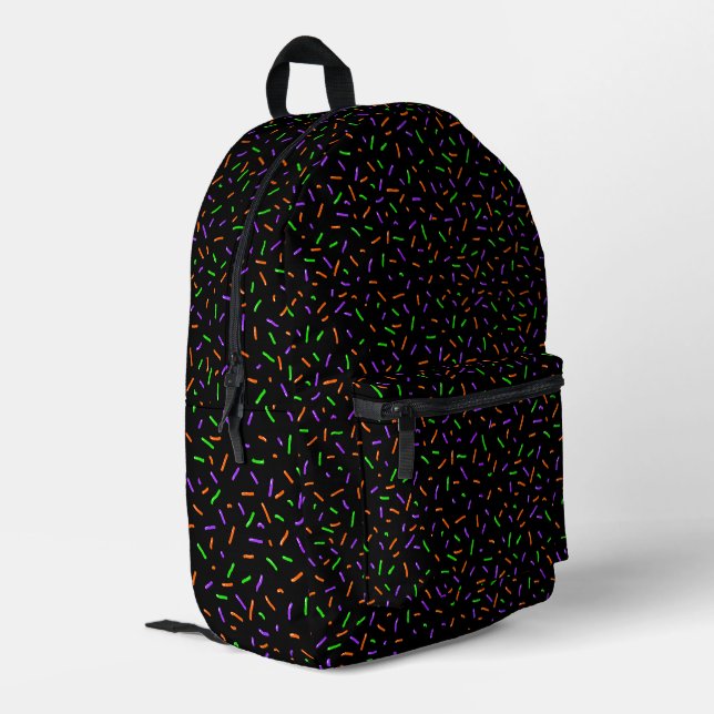 Mochila Impresa Purpurina espeluznante (Esquina izquierda trasera)