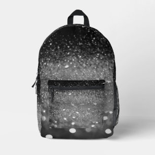 Mochila Impresa Purpurina gris