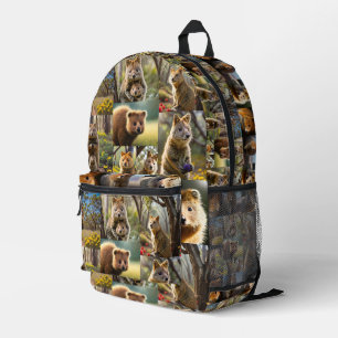 Mochila Impresa "Quokka Chronicles: Un Collage de fotos conmovedor