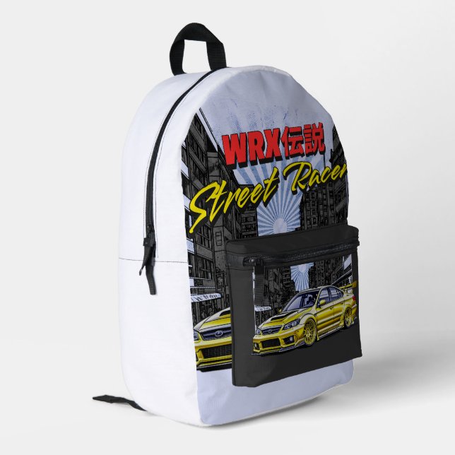 MOCHILA IMPRESA RACER CALLEJERO - LEYENDA IMPREZA WRX (Esquina izquierda trasera)