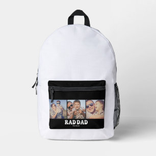 Mochila Impresa Rad Papá Est. Retro 3 Foto