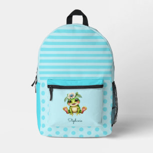 Mochila Impresa Rana Cute
