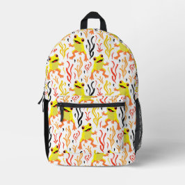 Mochila Impresa Ranas juguetonas