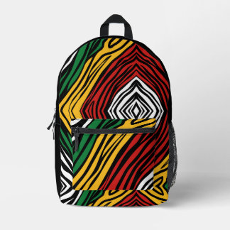 Mochila Impresa Rasta Print Zebra
