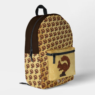 Mochila Impresa Ratatöskr, ardilla nórdica/vikinga