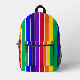 Mochila Impresa Rayas arcoiris