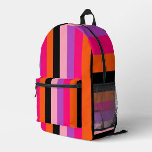 Mochila Impresa Rayas contemporáneas de Halloween
