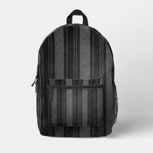 Mochila Impresa Rayas grises oscuras