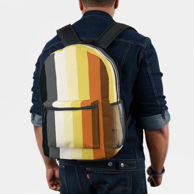 Mochila Impresa Rayas Orgullo de Oso (Insitu (Modelo))