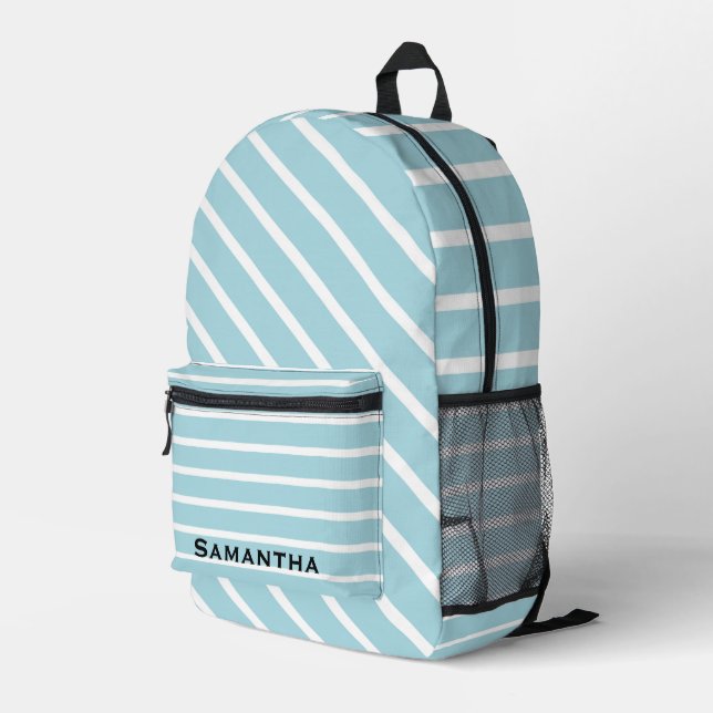 Mochila Impresa Rayas personalizadas (Esquina derecha trasera )