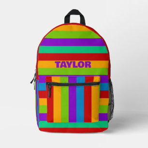 Mochila Impresa Rayo arcoiris