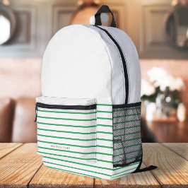 Mochila Impresa Rayo verde moderno moderno minimalista simple