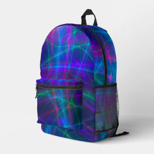 Mochila Impresa Rayos multicolores brillantes