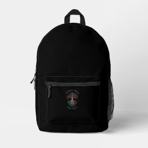 Mochila Impresa Razones irlandesas cultivadas estadounidenses Band