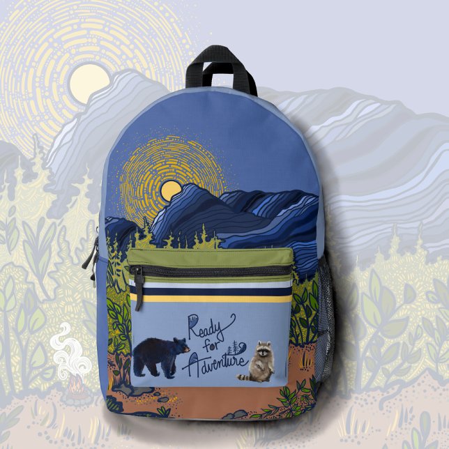 Mochila Impresa Ready for Adventure Print Cut Sew Backpack (Subido por el creador)