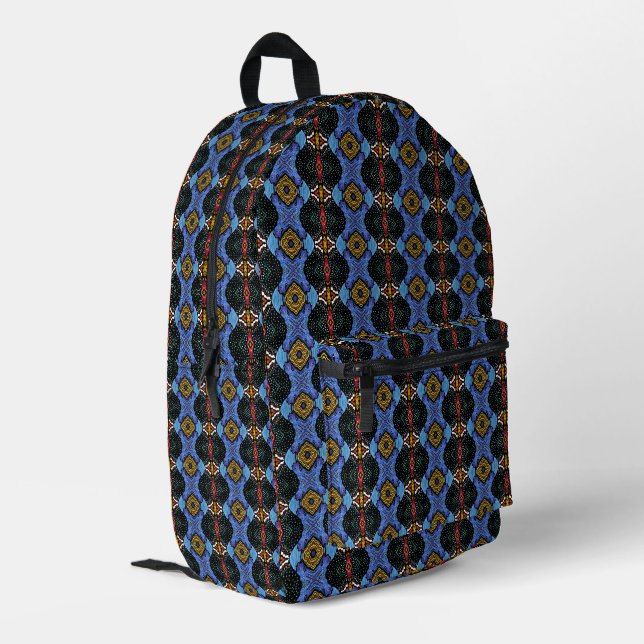Mochila Impresa Realeza Vibrante (Esquina izquierda trasera)