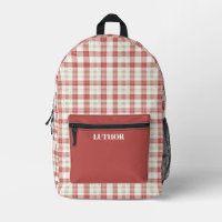 Red Plaid Moderno