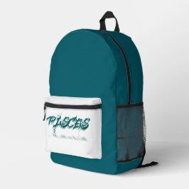 Mochila Impresa Reflexión de Pisces