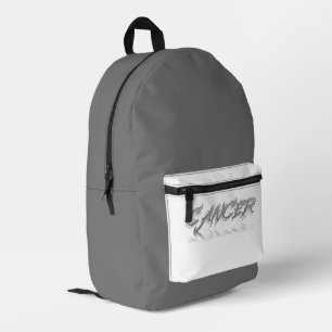 Mochila Impresa Reflexión sobre el cáncer