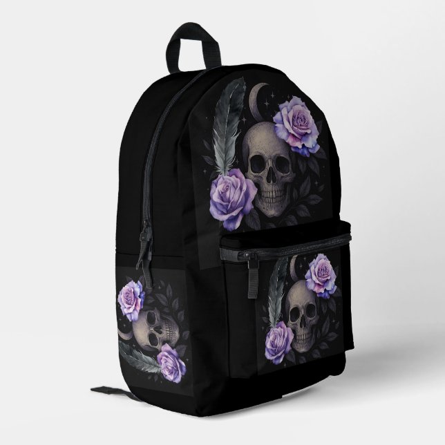 MOCHILA IMPRESA REFRIGERADOR DE PURPLE SKULL (Esquina izquierda trasera)