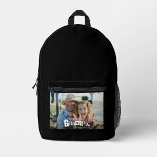 Mochila Impresa Regalo de Foto El Mejor Abuelo del Mundo Año de Es