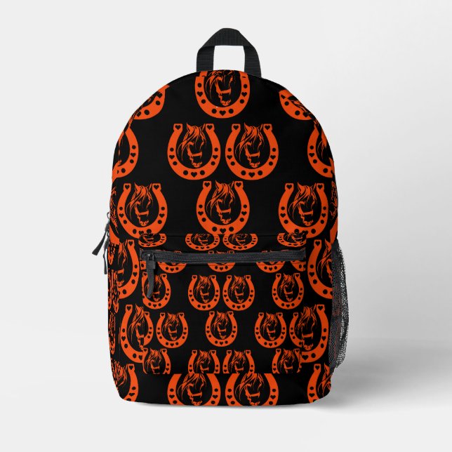 Mochila Impresa Regalo ecuestre (Anverso)