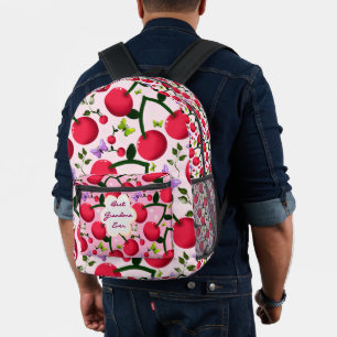 Mochila Impresa Regalo personalizado y hecho a medida de mariposa 