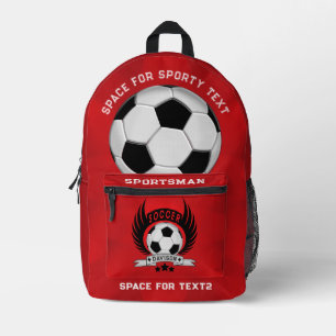 Mochila Impresa Regalos de Balón de Fútbol para Niños Chicos de