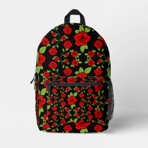 Mochila Impresa Regalos de hogar de patrones de Rosa