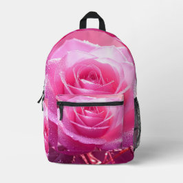 Mochila Impresa Reina de las Rosas (edición magenta rosa)