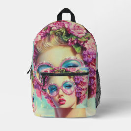 Mochila Impresa Reina del glamour tropical