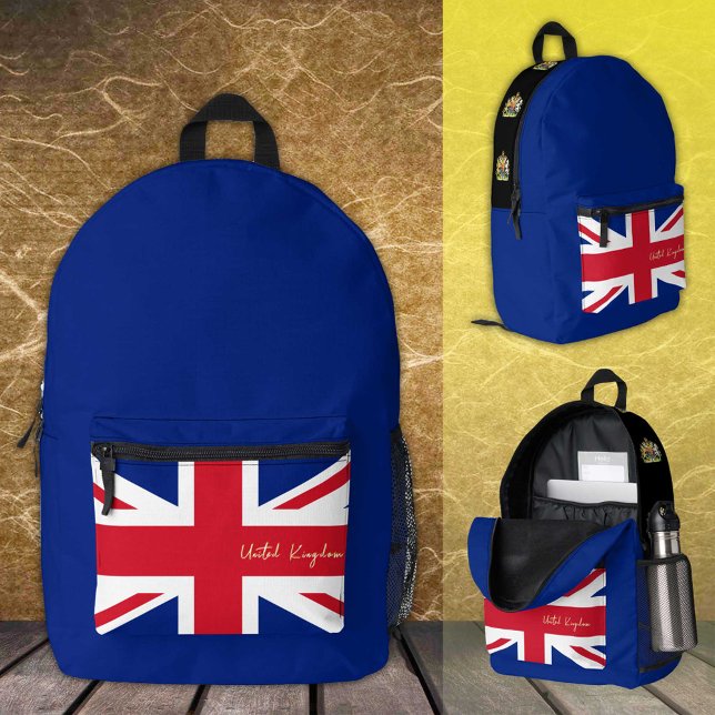 Mochila Impresa Reino Unido, mochila, Bandera Británica / patrióti (Subido por el creador)