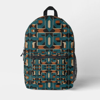Mochila Impresa Rejilla Tierra y cielo