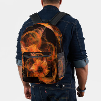 Mochila Impresa relámpagos arte abstracto