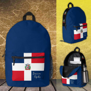 Mochila Impresa República Dominicana, mochila, bandera dominicana