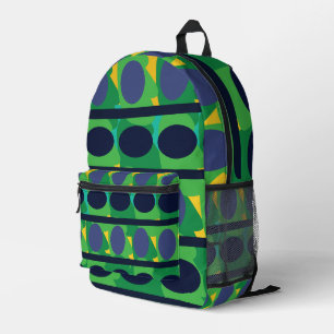 Mochila Impresa Resumen colorido geométrico moderno