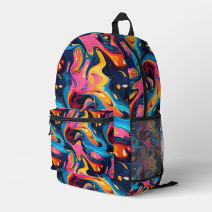 Mochila Impresa Resumen de la diversión con tinta líquida