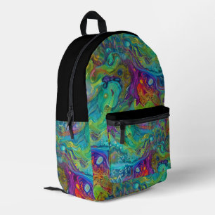 Mochila Impresa Resumen del arte de la imagen - patrón ininterrump