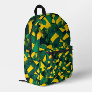 Mochila Impresa Resumen del patrón brasileño