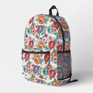 Mochila Impresa Resumen Elegancia Patrón floral
