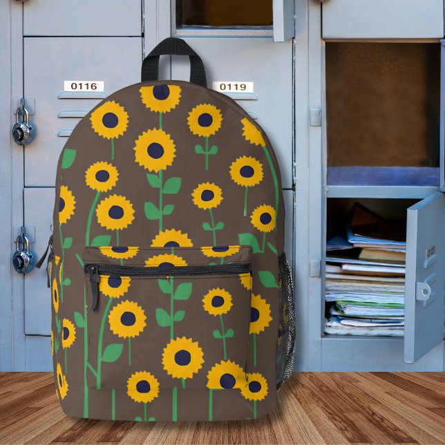 Mochila Impresa Resumen Girasol de verano (Subido por el creador)