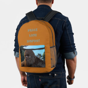 MOCHILA IMPRESA RETRATO DE SASQUATCH DE BIGFOOT
