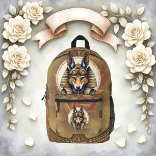 Mochila Impresa Retrato de Steampunk Anubis Fox