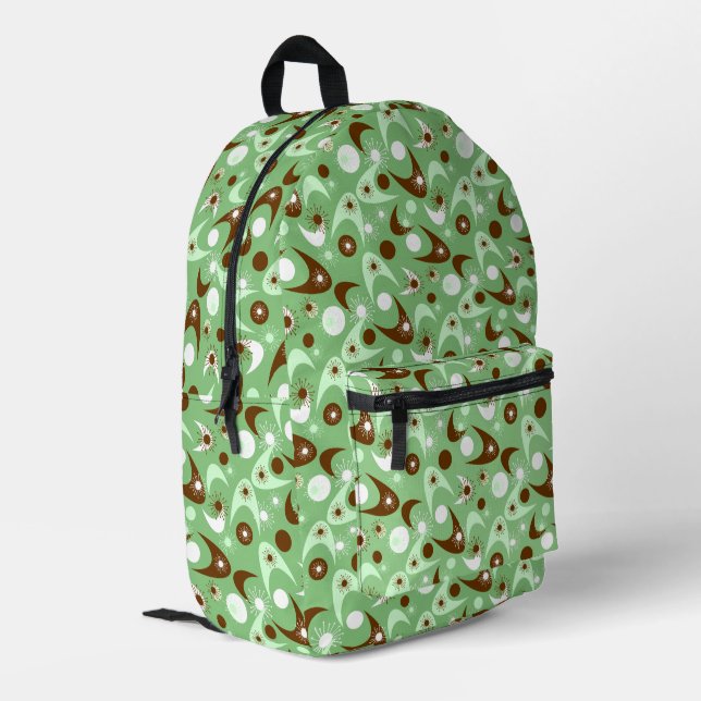 Mochila Impresa Retro Boomerangs (Esquina izquierda trasera)